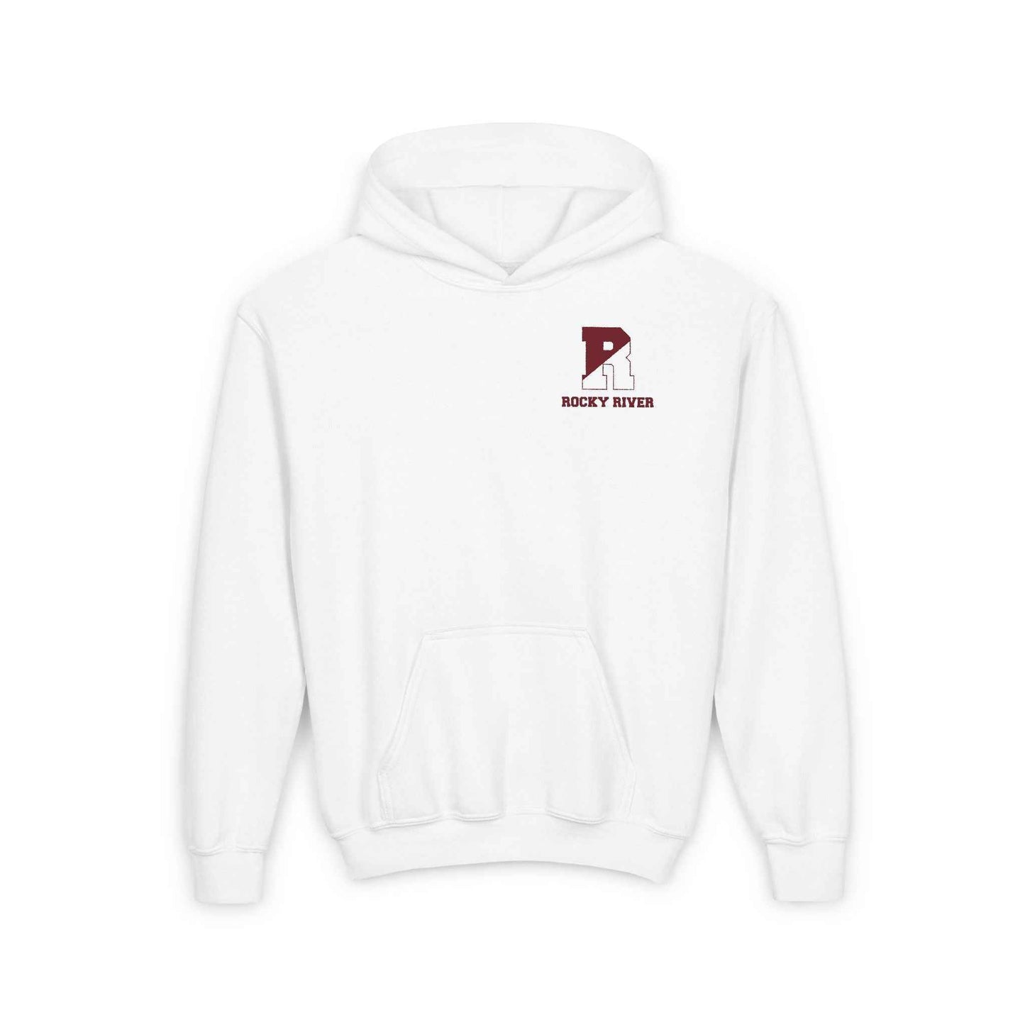 Rocky River Block R - Youth Heavy Blend Hooded Sweatshirt