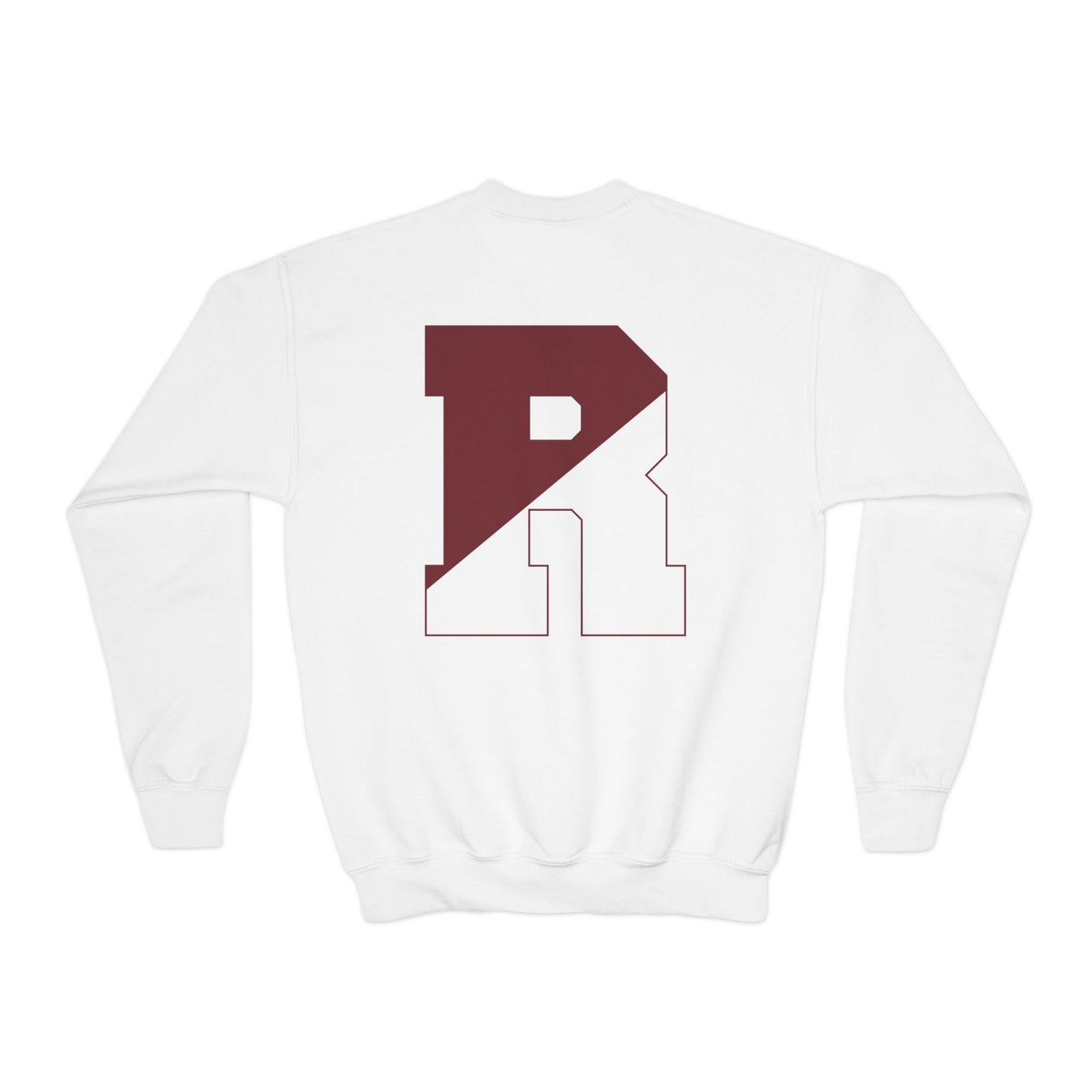 Rocky River Block R - Youth Crewneck Sweatshirt