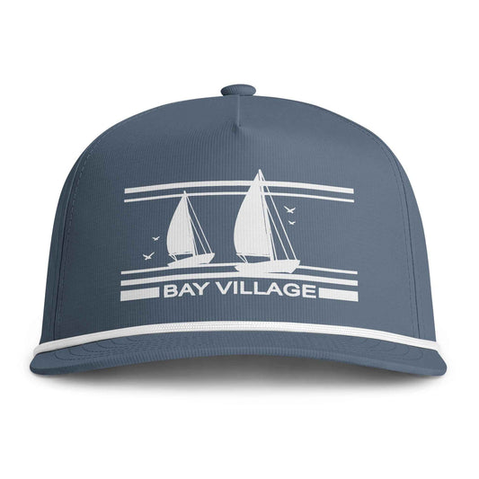 Bay Village Sailboat - Sunwashed Rope Cap