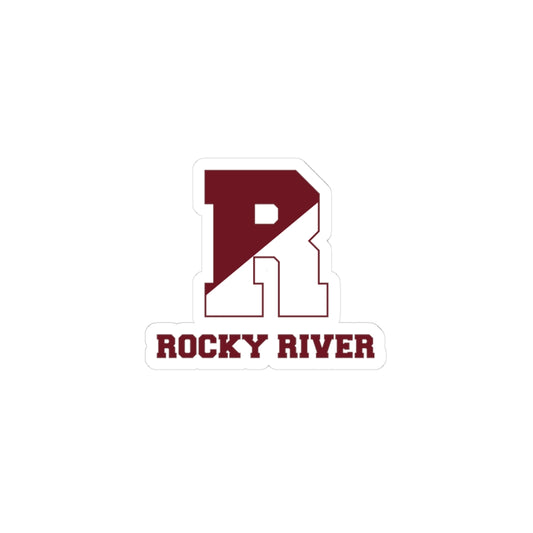 Rocky River Block R - Kiss-Cut Stickers